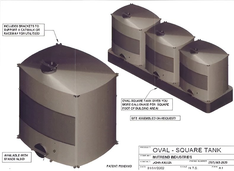 Oval-Square Tank